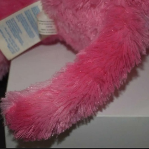 Build A Bear BAB Pink Glitter/Sparkle Fur Paint Splatter Paws Kitty Cat Plushie - Picture 5 of 12